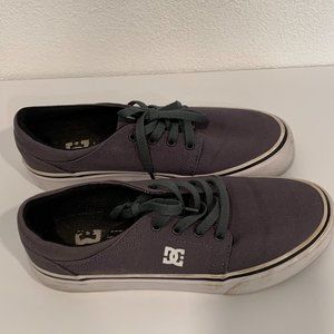 DC Trase TX Skateboard Shoes Gray Lace Up Mens 7